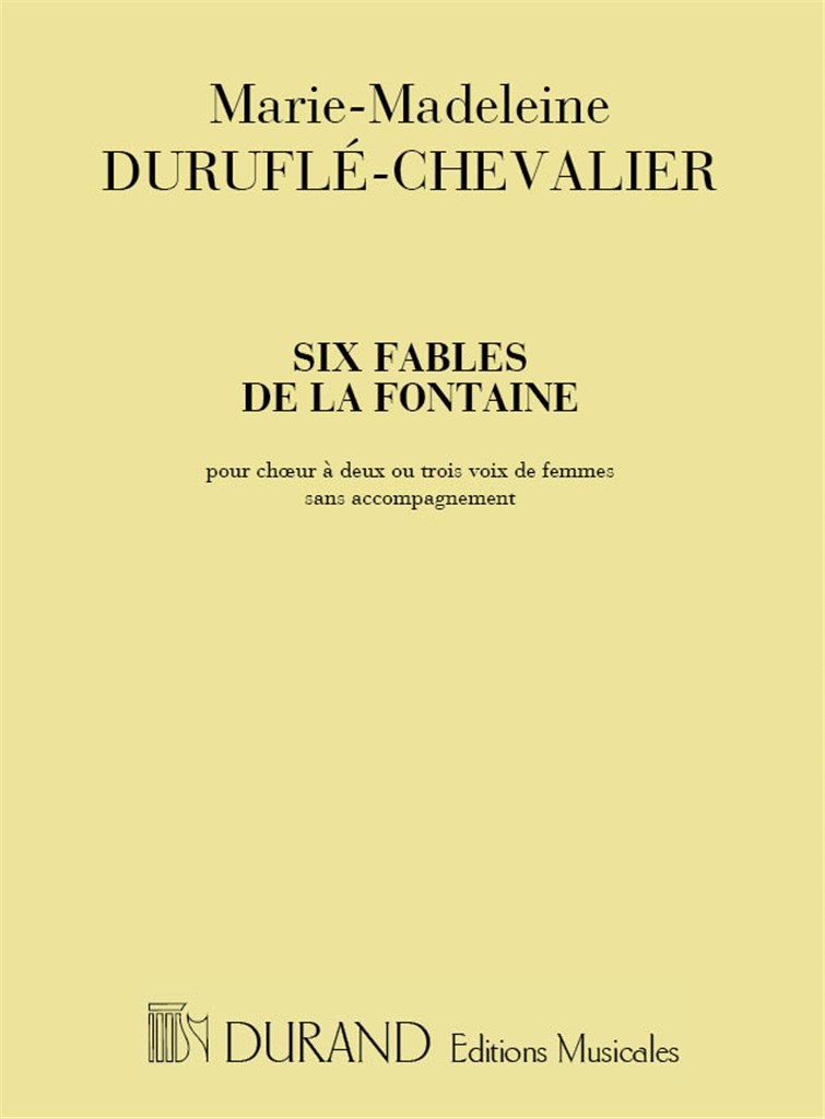 6 Fables De La Fontaine Choeur 2 Et3